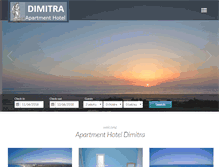 Tablet Screenshot of familyhoteldimitra.gr